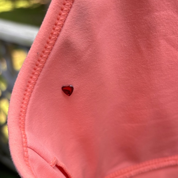 Lorna Jane Coral and Gray Sports Bra - Picture 3 of 6